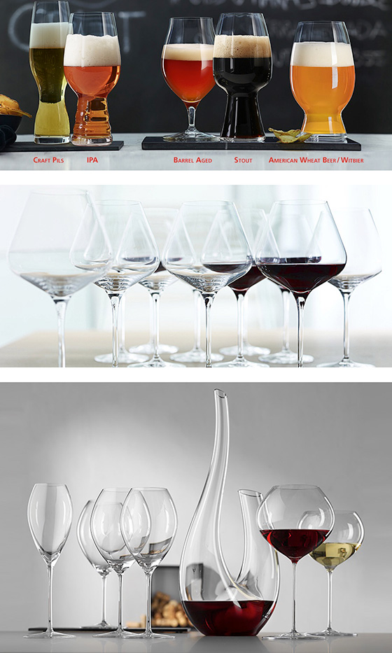 Beer and Wine glasses